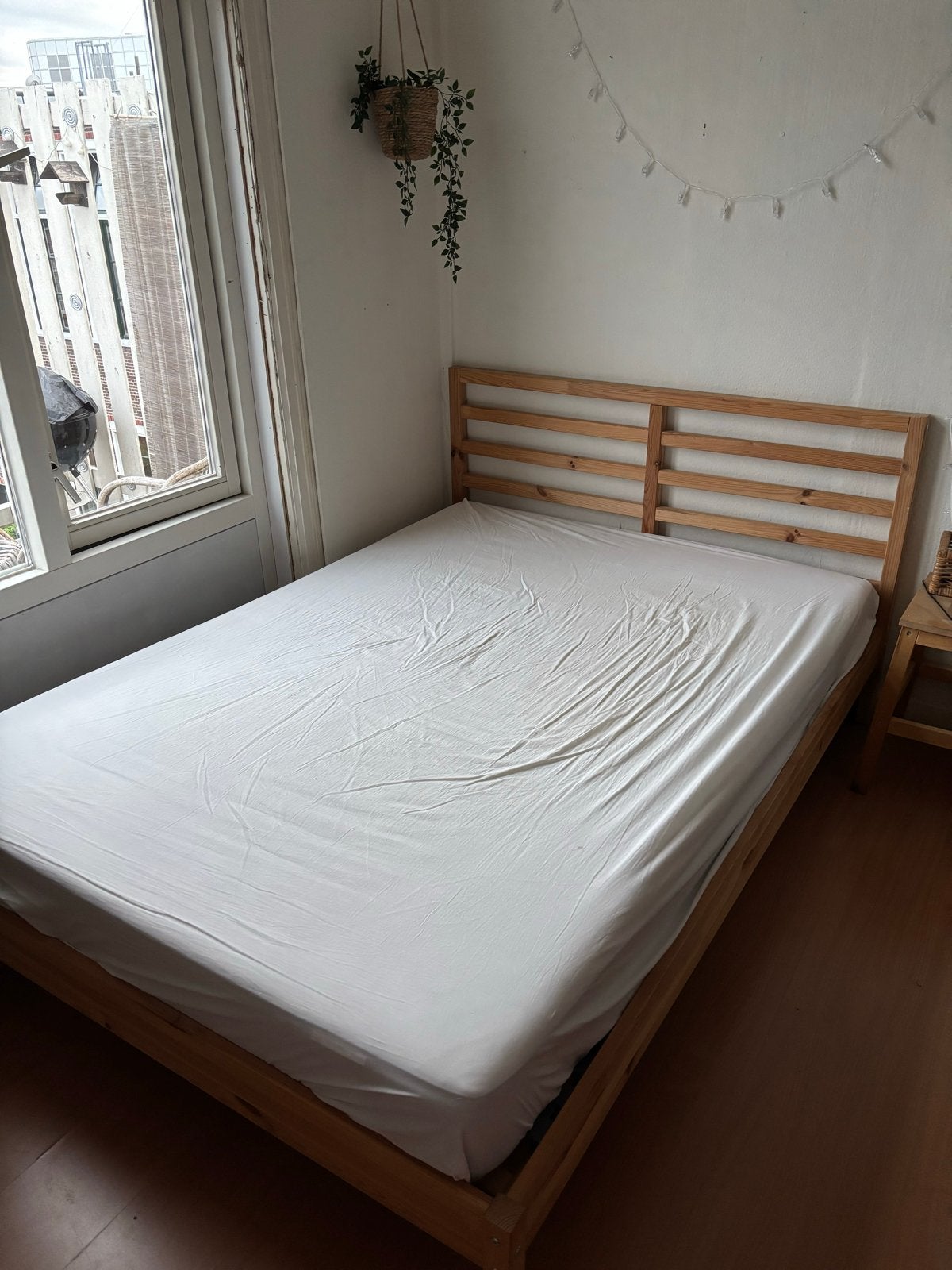 IKEA TARVA Bedframe 140x200 cm - Grenen Hout, Ophalen, Gebruikt, Overige kleuren, Tweepersoons