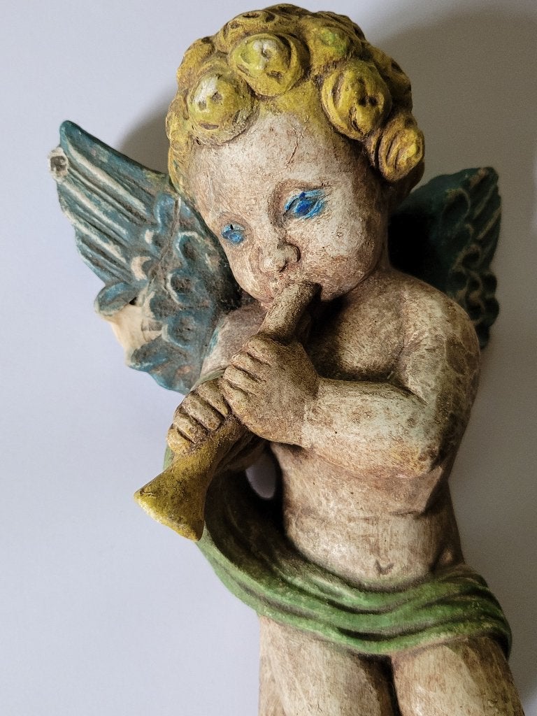 Antieke Grote ENGEL gips, Antiek en Kunst, Verzenden