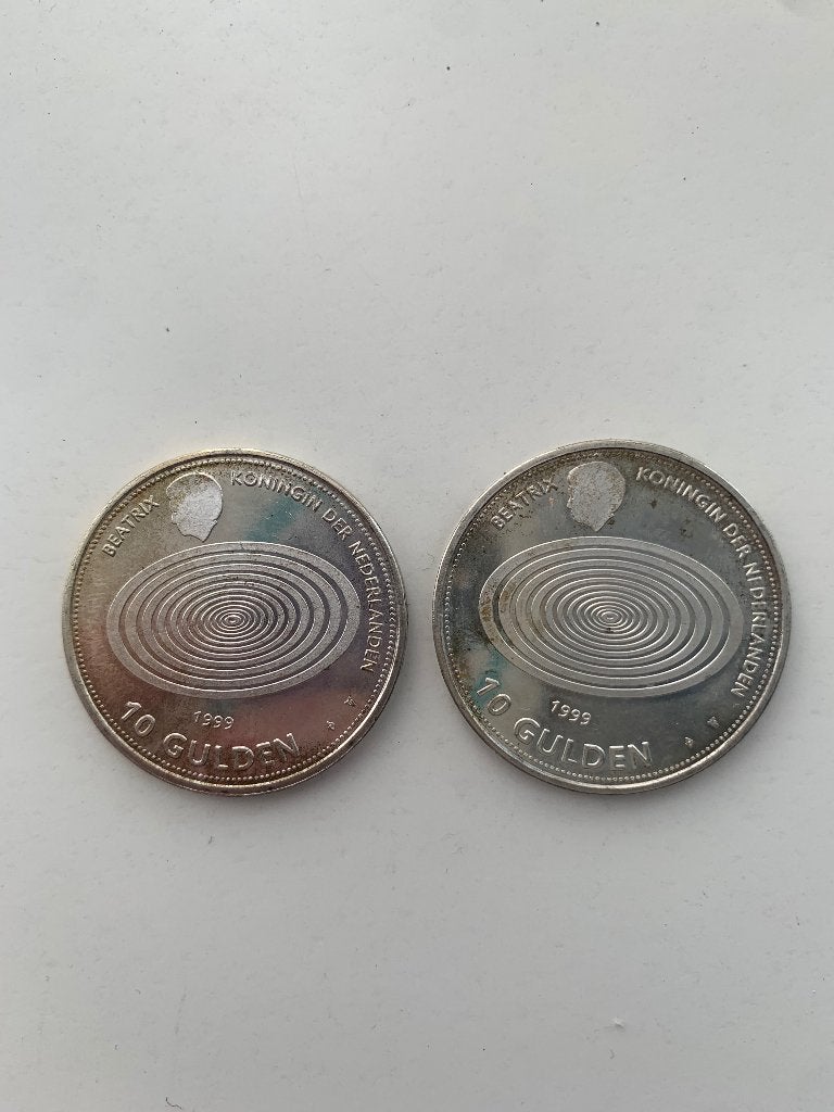 Millennium munten (prijs per stuk), Postzegels en Munten, Ophalen, Koningin Beatrix, Zilver, Losse munt
