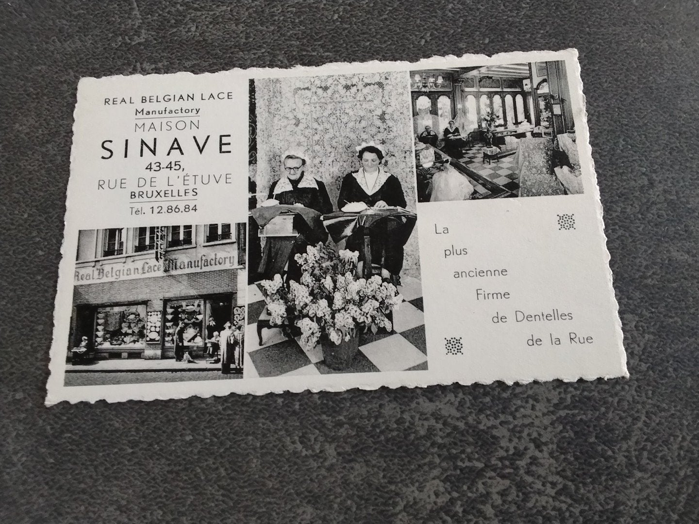 Belgie Brussel manufactory Maison Sinave, Ophalen of Verzenden, 1920 tot 1940, Ongelopen, Brussel (Gewest)