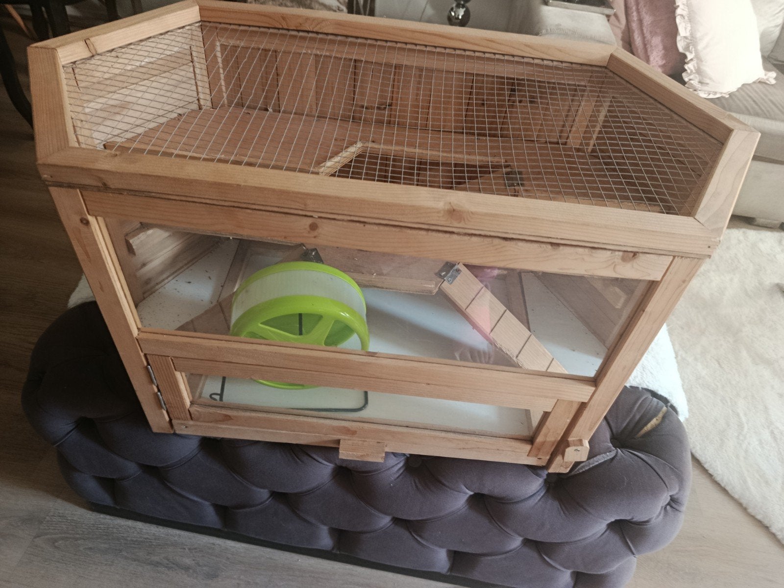 hamster hok, Minder dan 60 cm, Minder dan 75 cm, Ophalen of Verzenden, Zo goed als nieuw