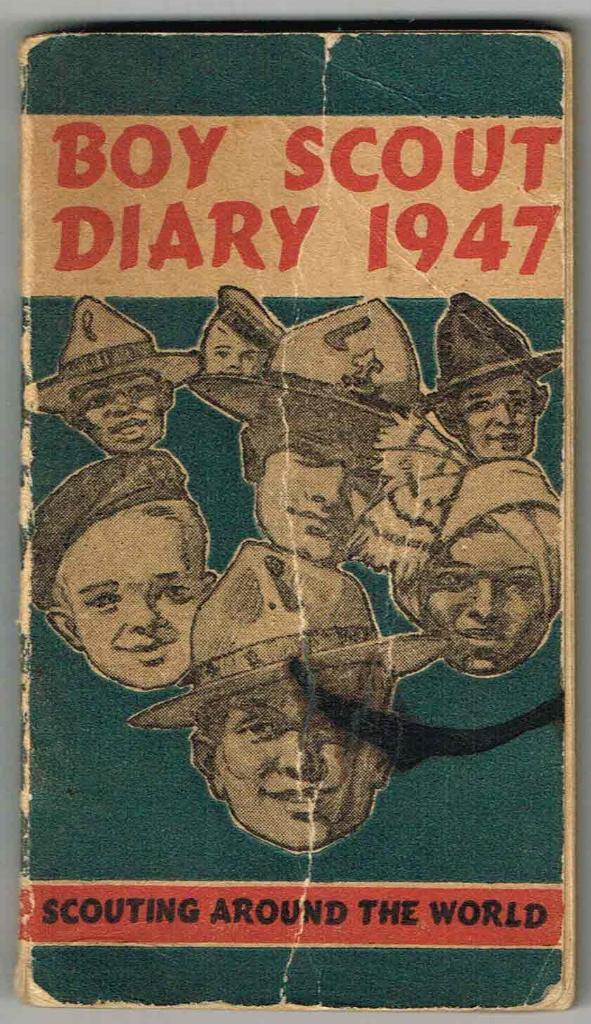 scouting Boy Scout Diary 1947 zakagenda Amerika, Verzamelen, Scouting, Ophalen of Verzenden, Gebruikt, Boek of Tijdschrift