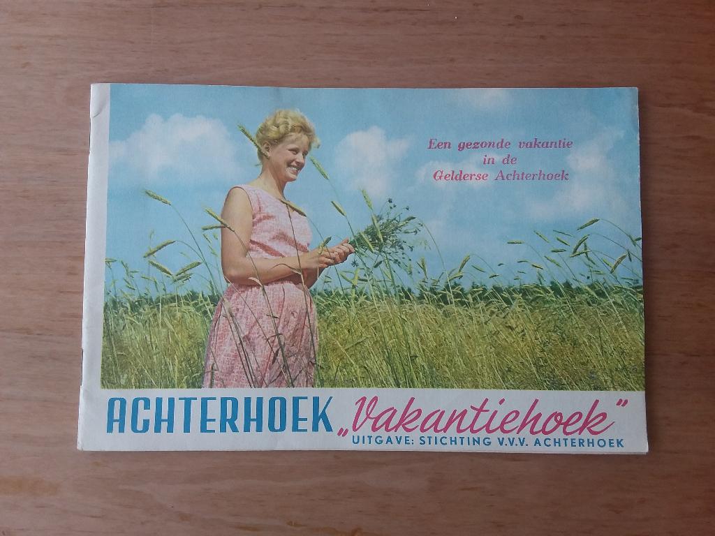 Achterhoek - vakantiehoek ong. 1964 uitgave vvv, Ophalen of Verzenden, Benelux, Brochure, Gelezen
