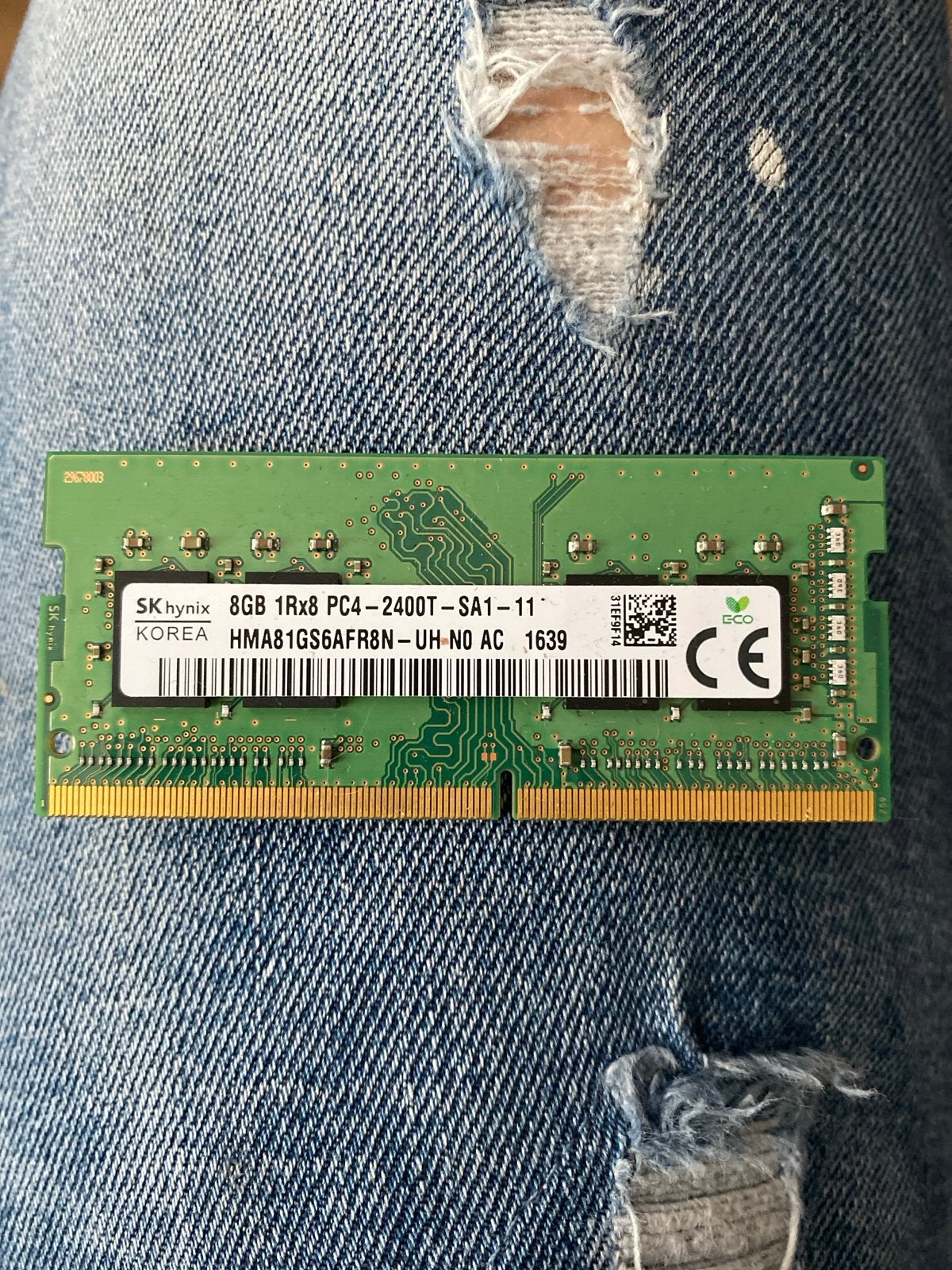 SK Hynix 8GB DDR4 RAM PC4-2400T Laptop Geheugen, DDR4, 8 GB, Ophalen of Verzenden, Zo goed als nieuw