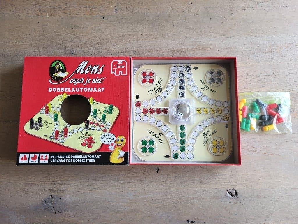 spel Mens erger je niet dobbelautomaat, Een of twee spelers, Ophalen of Verzenden, Zo goed als nieuw