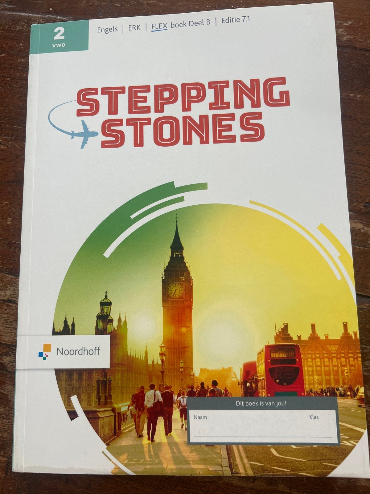 Stepping Stones Engels VWO 2 FLEX-boek Deel B Editie 7.1, Ophalen of Verzenden, Nieuw, VWO, Engels