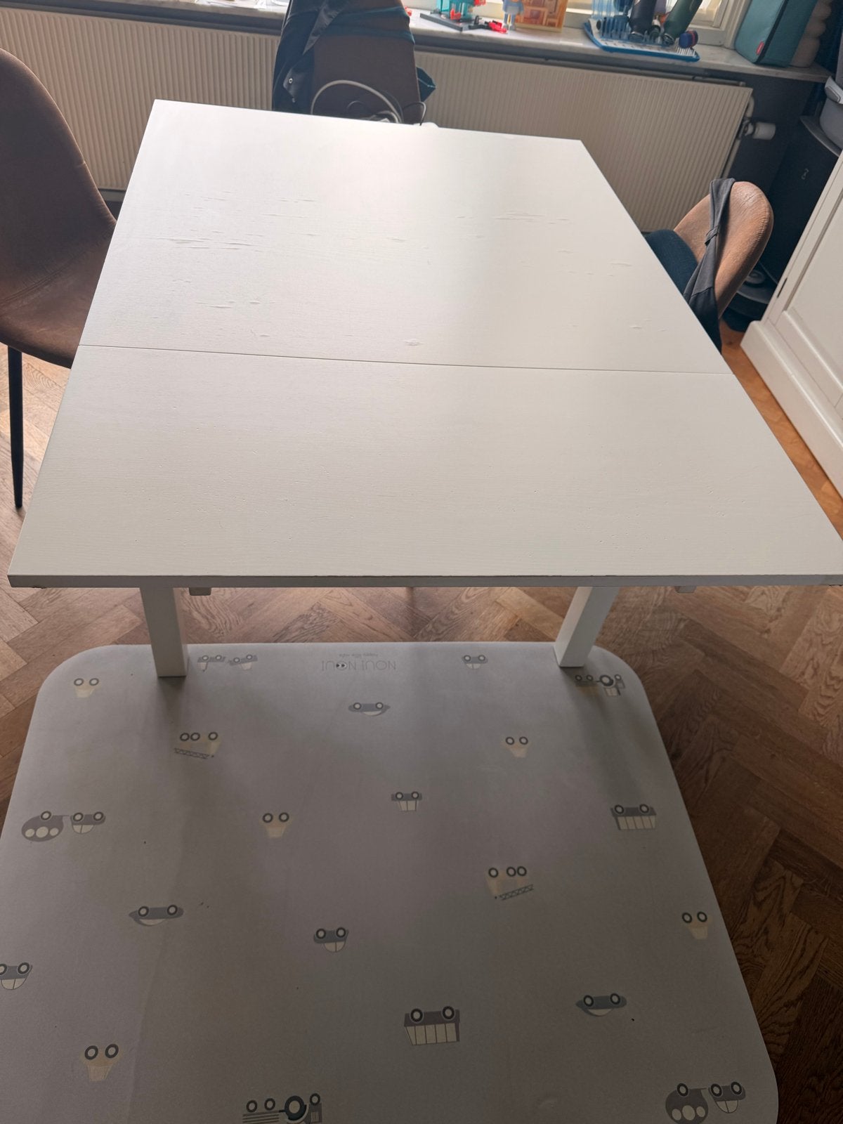 Uitschuifbare ikea eettafel wit - Gebruikt, Ophalen, Gebruikt, 100 tot 150 cm, 50 tot 100 cm