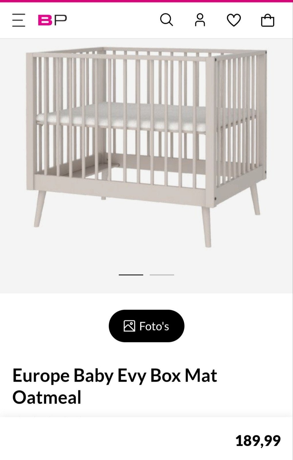 Box, Kinderen en Baby's, Boxen, Ophalen, Gebruikt, Rechthoekig