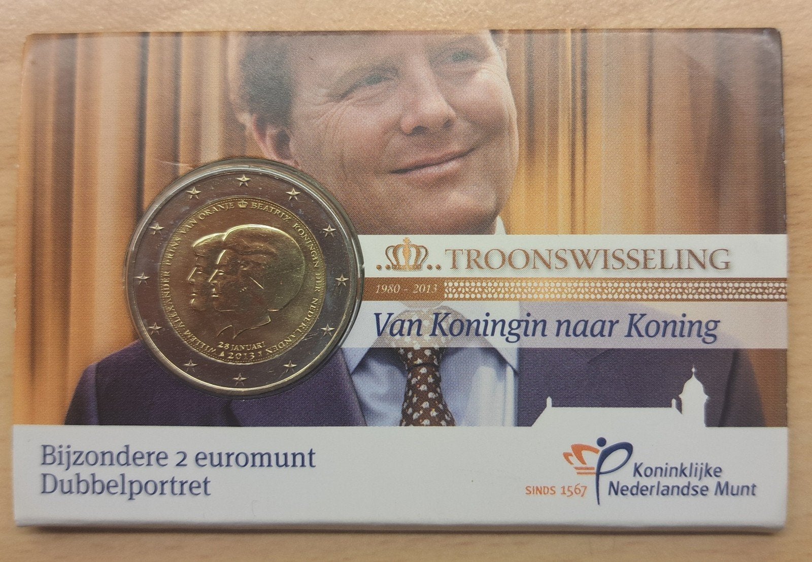 Troonwisseling €2 coincard, Ophalen of Verzenden, Overige landen