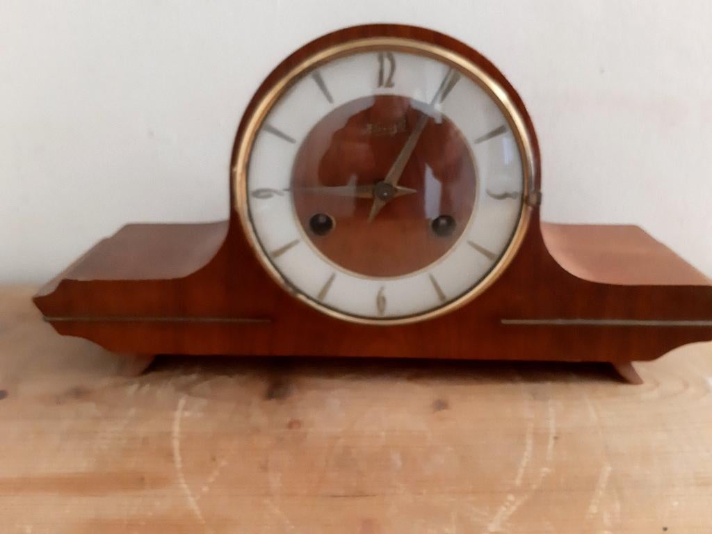 jaren 60 pendule,deens model., Antiek en Kunst, Antiek | Klokken, Ophalen of Verzenden