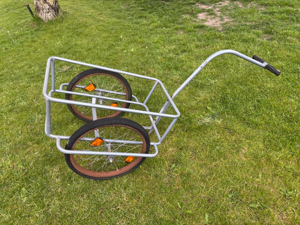 Stevige fietskar, Ophalen, Gebruikt