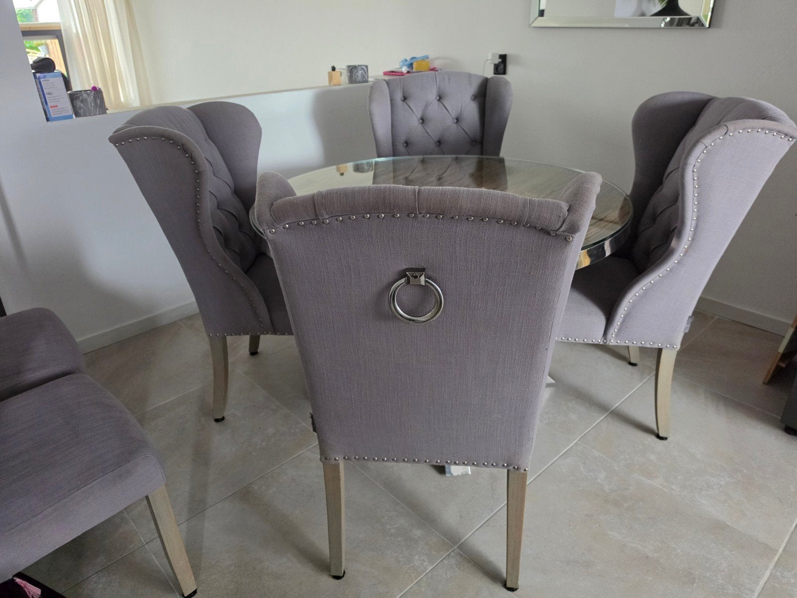 Richmond Daisy stoelen, landelijk, Huis en Inrichting, Stoelen, Ophalen, Gebruikt, Vier, Landelijke stijl