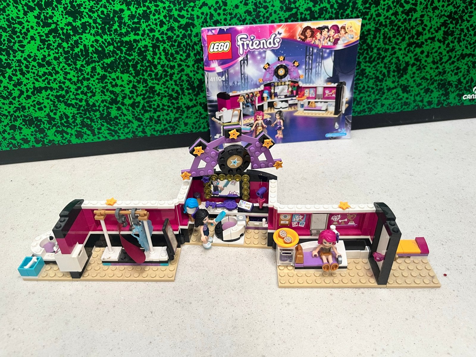 Lego Friends Popster Kleedkamer 41104, Kinderen en Baby's, Ophalen of Verzenden, Zo goed als nieuw