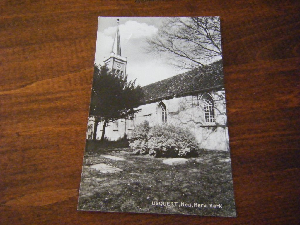 C42 - Usquert - NH Kerk - Mooi/Oud, Ophalen of Verzenden, 1960 tot 1980, Groningen