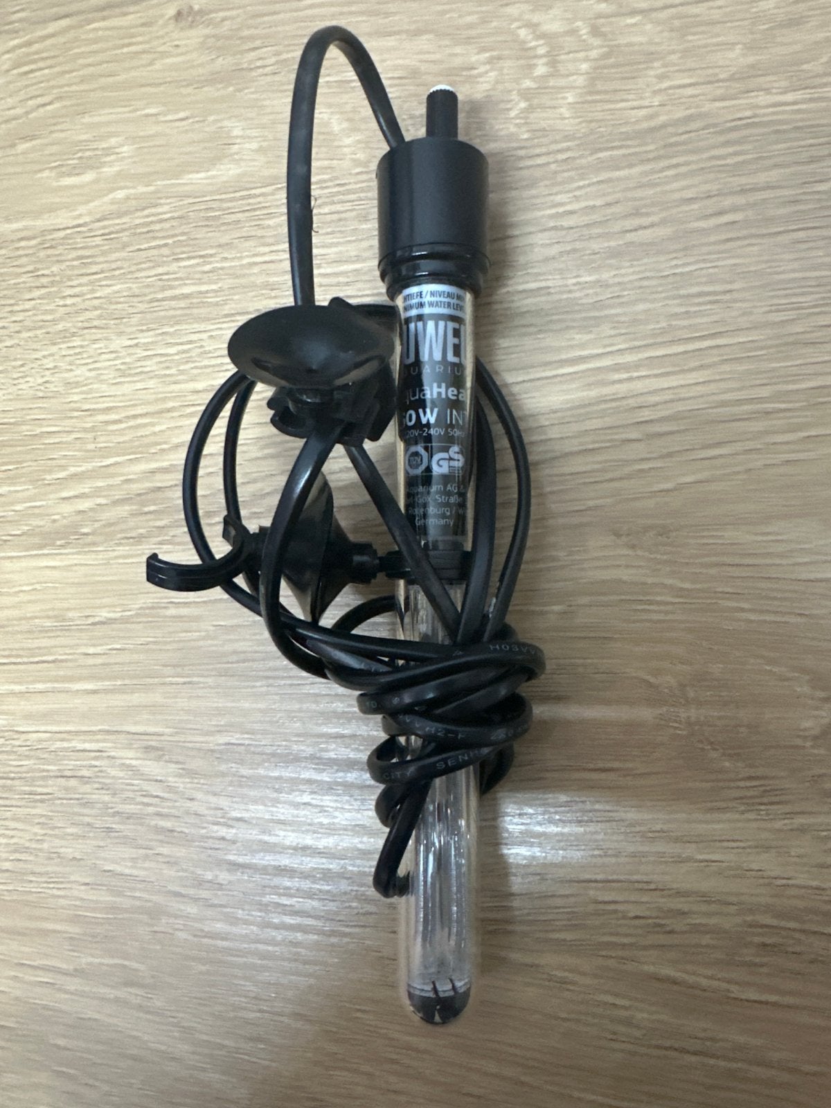 Juwel water heater 50W, Ophalen