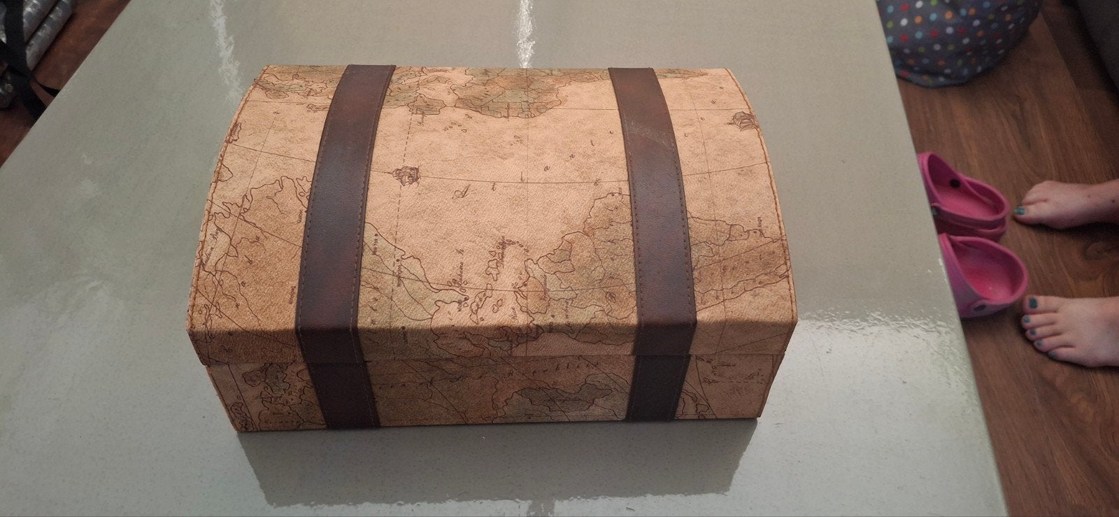 Luxe Houten Spellenkist: Backgammon, Schaken, Dammen & meer, Gebruikt, Onbekend, Ophalen of Verzenden, Een of twee spelers