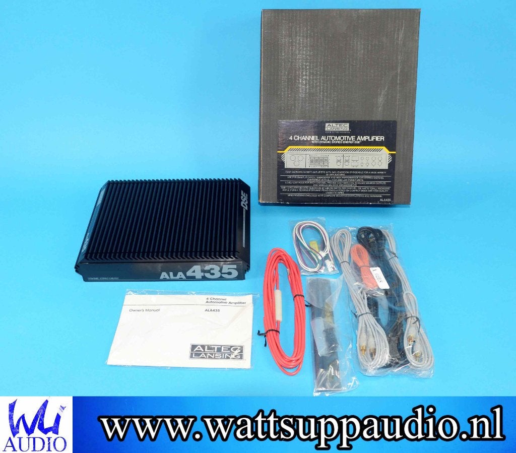 Altec Lansing ALA435 4 kanaals versterker / USA Made/Vintage, Gebruikt, Ophalen of Verzenden, ., Support@alteclansing.com