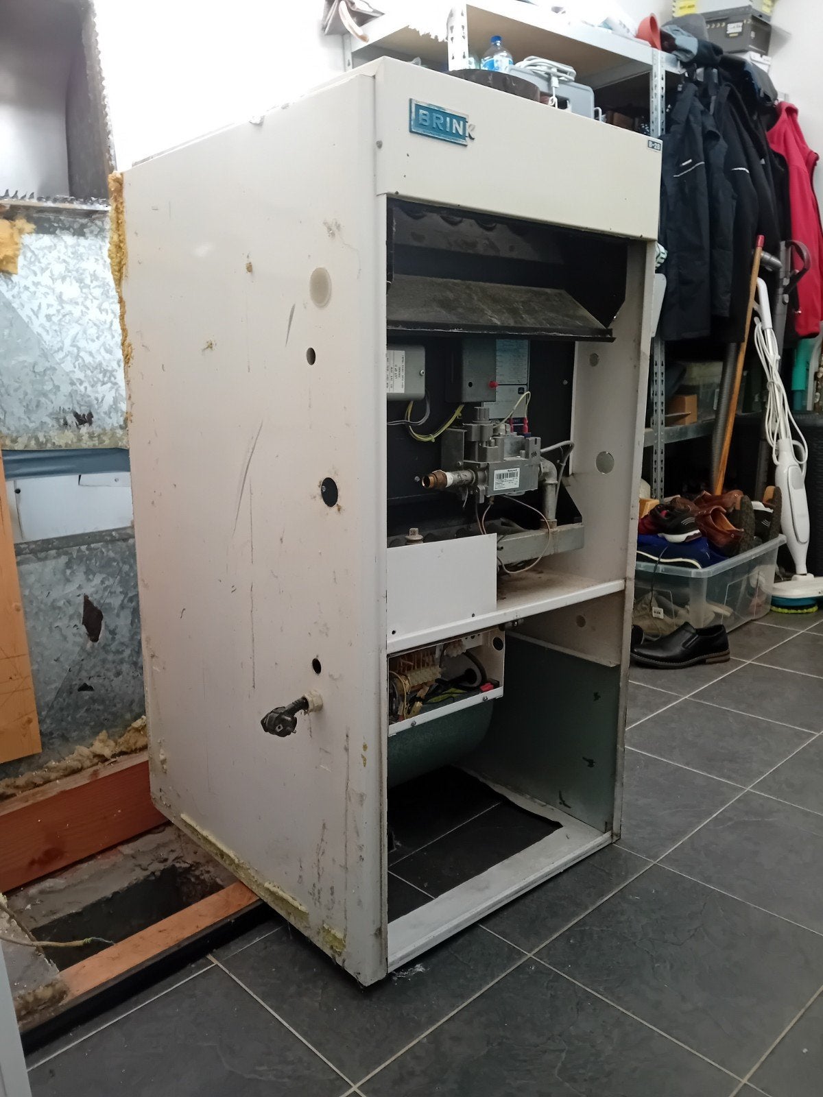 Brink B28 CV-ketel -  luchtverwarming, Doe-het-zelf en Verbouw, Ophalen of Verzenden, Gebruikt, Cv-ketel of Combi-ketel