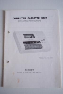 Taihaho Cassette Unit Operating Instructions (Commodore 64), Verzamelen, Ophalen of Verzenden, Gebruikt