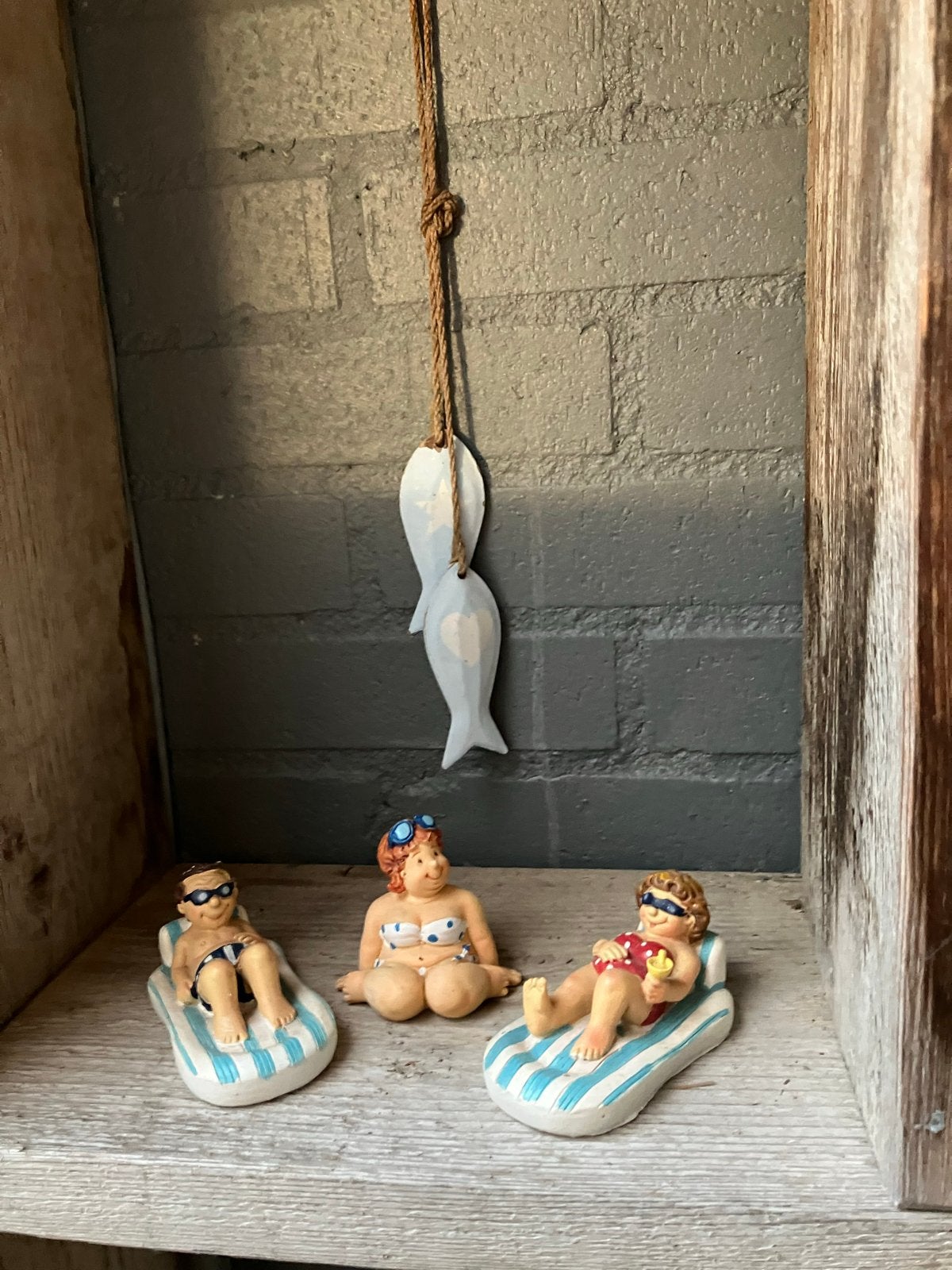 Leuke decoratie beeldjes voor huis of tuin, Gebruikt, Meerkleurig, Overige stijlen, Ophalen of Verzenden
