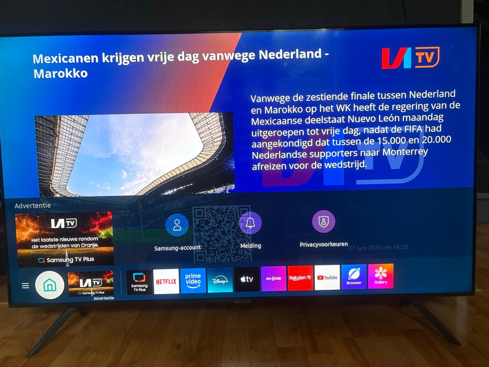 Samsung UE55UA7192 55 inch 4K UHD Smart TV, Audio, Tv en Foto, Televisies, 50 Hz, Ophalen of Verzenden, Zo goed als nieuw, Samsung