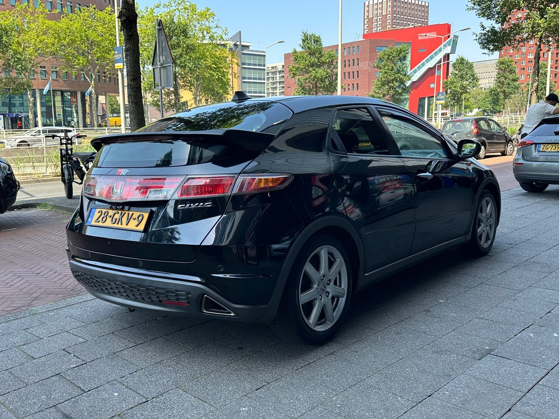 Honda Civic 1.8 Comfort Clima PDC, Auto's, Honda, Voorwielaandrijving, Gebruikt, 4 cilinders, Zwart