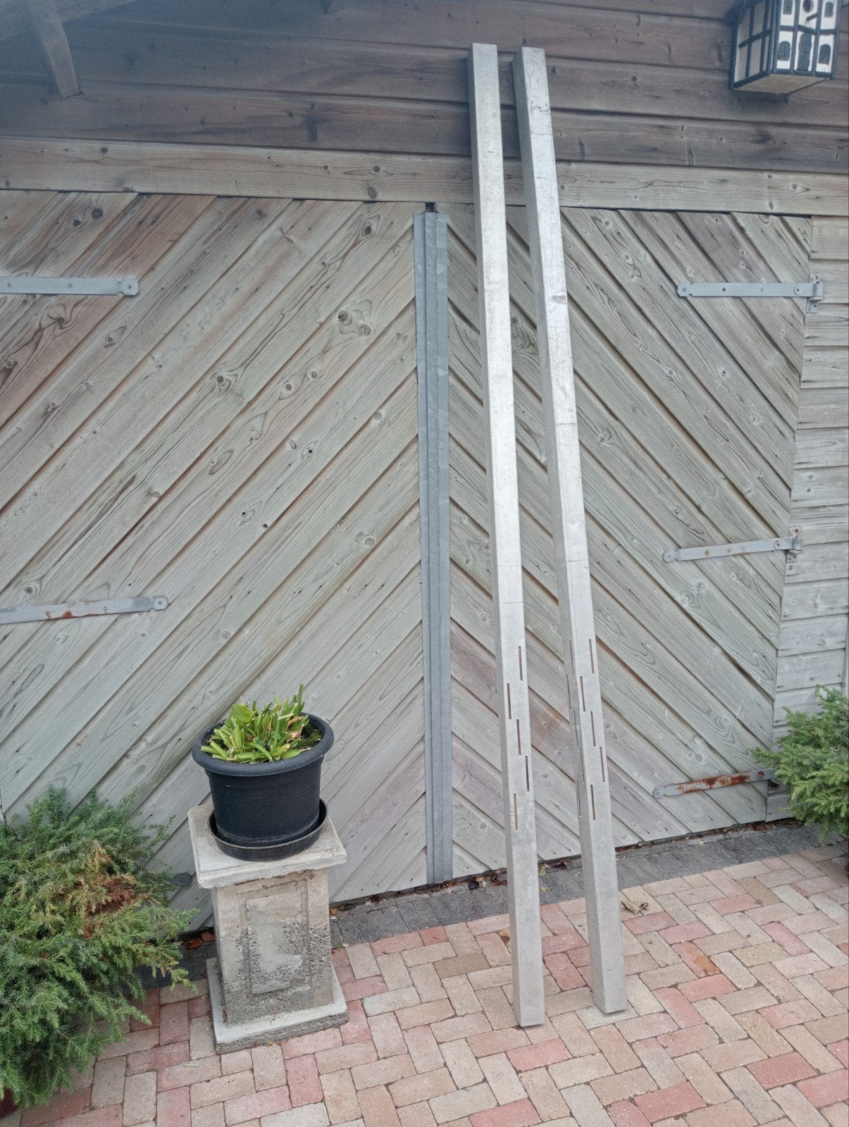 2x aluminium metsel profiel 250 cm, Ophalen, Aluminium