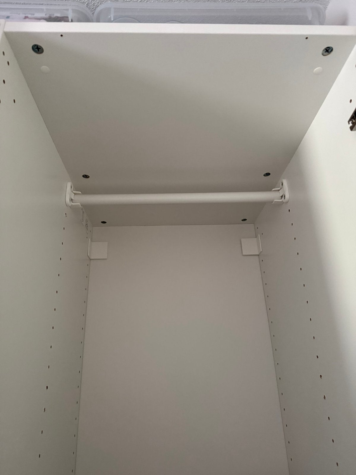 2 stuks Ikea komplement, kledingroede wit 50 cm, Huis en Inrichting, Kasten | Kledingkasten, Ophalen, 50 tot 100 cm, Zo goed als nieuw
