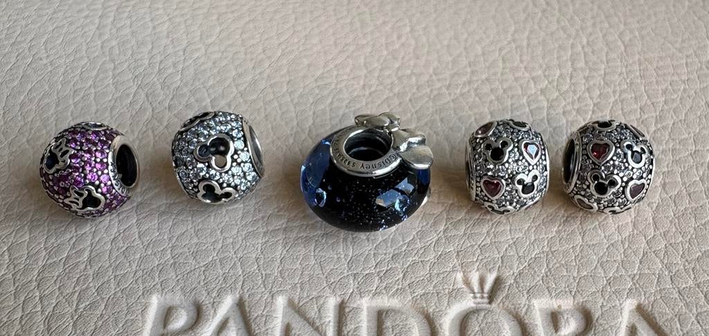 Pandora disney Mickey minnie, Pandora, Nieuw, Ophalen of Verzenden, 4 bedels of meer