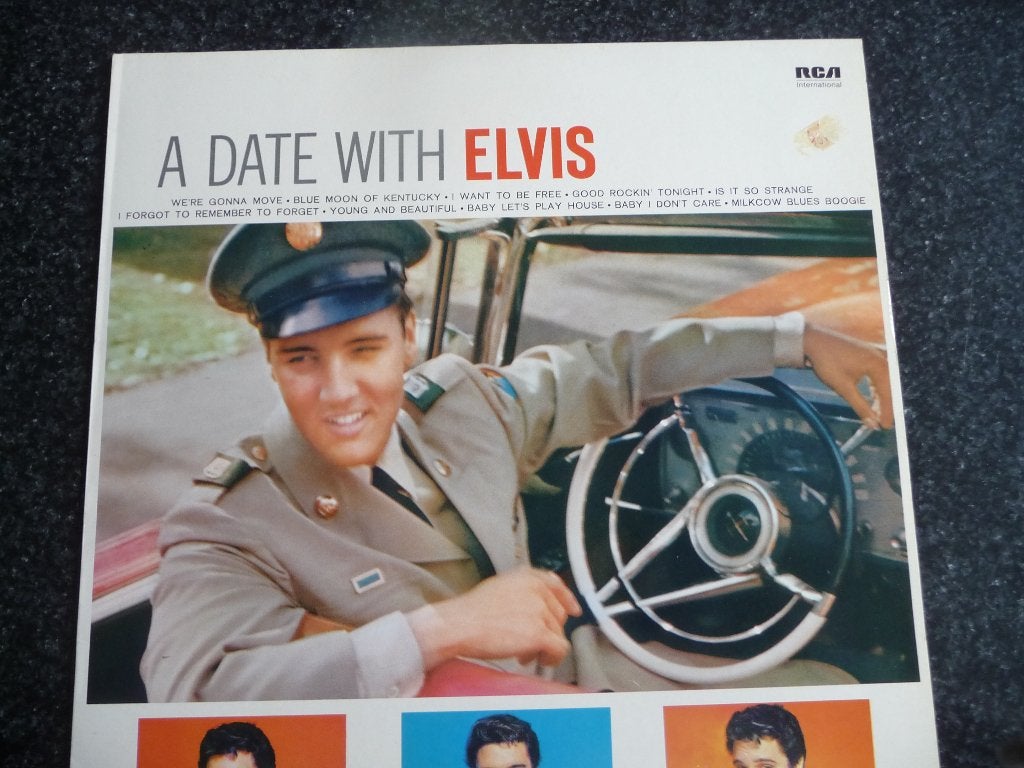 ELVIS PRESLEY - A date with, Ophalen of Verzenden, Zo goed als nieuw, 12 inch, Poprock