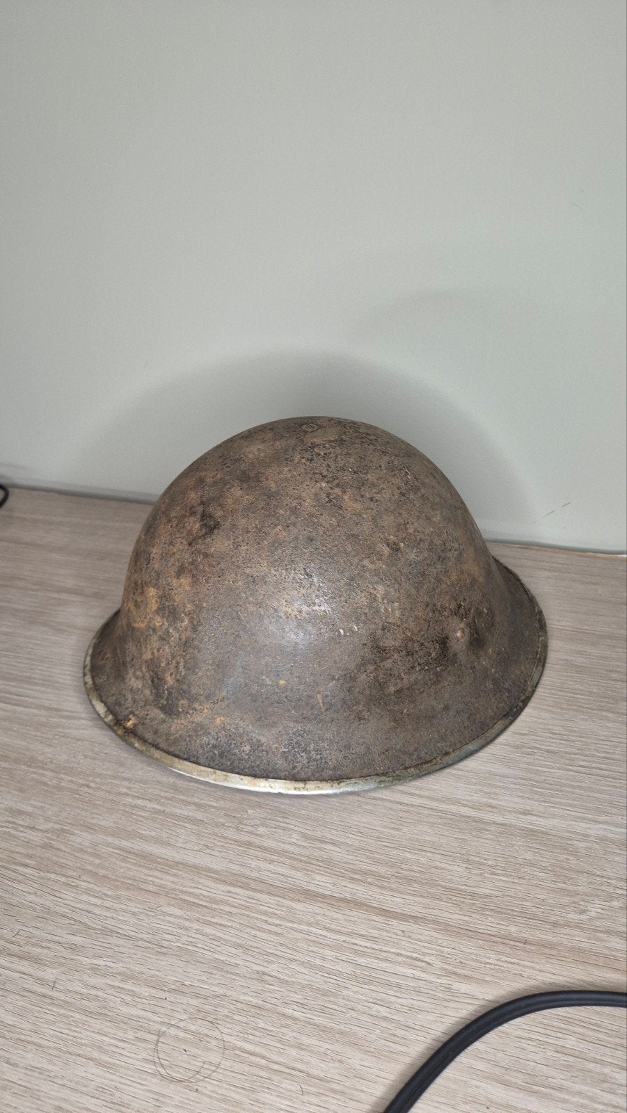 Britse MK3 Turtle Helm D-Day WOII - 6 1/4 Markering, Verzamelen, Ophalen of Verzenden