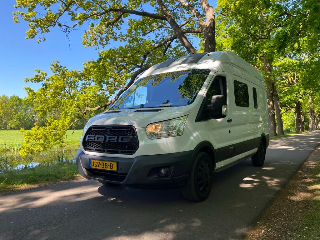 Ford Transit 2018 L3 H3 Camperbus off gridd., Caravans en Kamperen, Campers, Particulier, tot en met 4, Buscamper of Camperbus