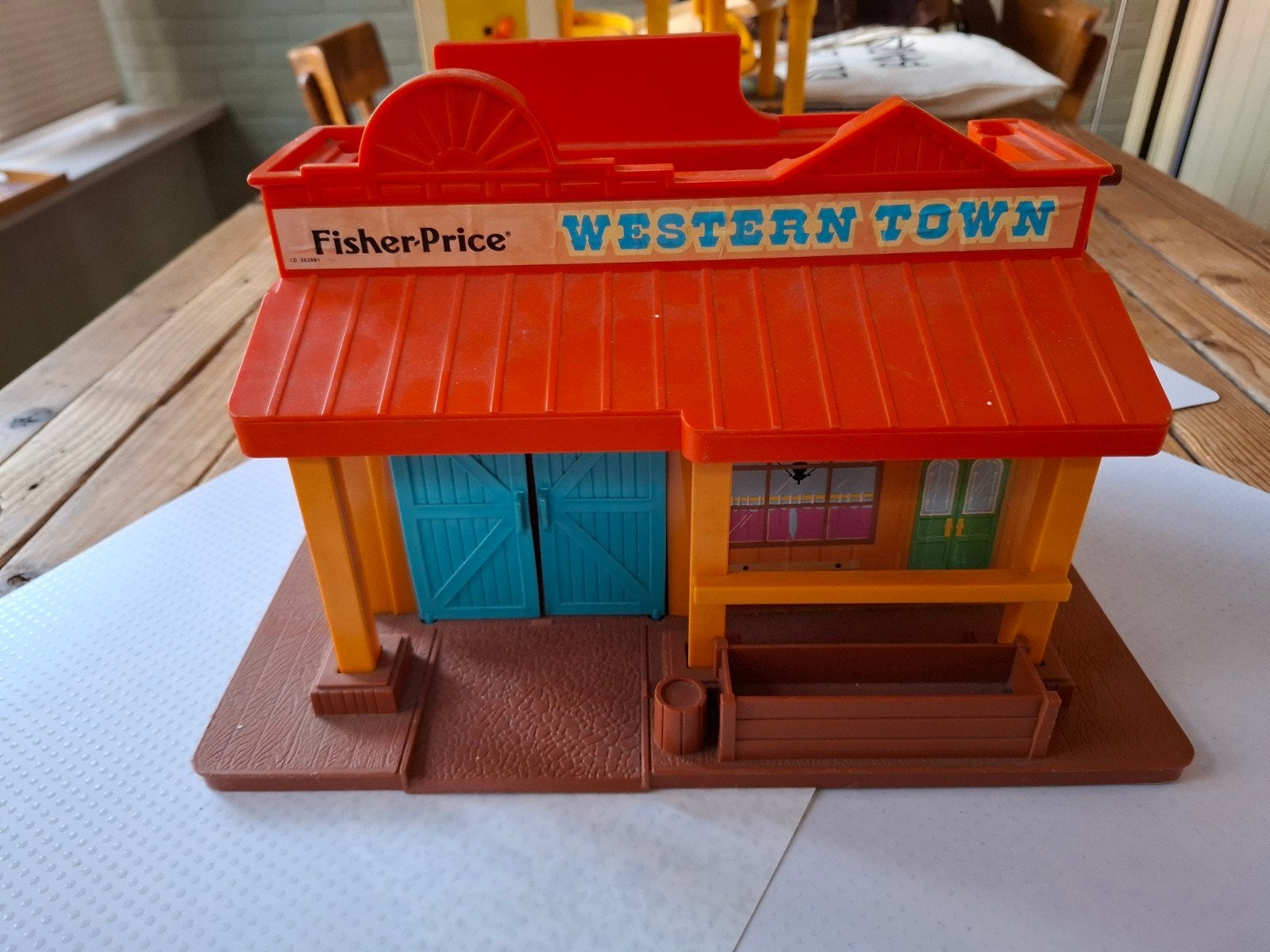 Vintage Fisher-Price Western Town Speelset, Ophalen, Gebruikt, Speelset