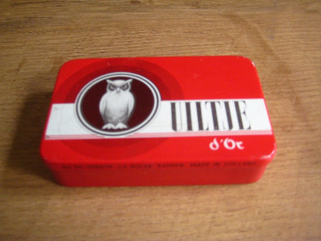 blikje uiltje d'or 10 senoritas - la bolsa kampen, Verzamelen, Blikken, Ophalen of Verzenden, Zo goed als nieuw, Overige
