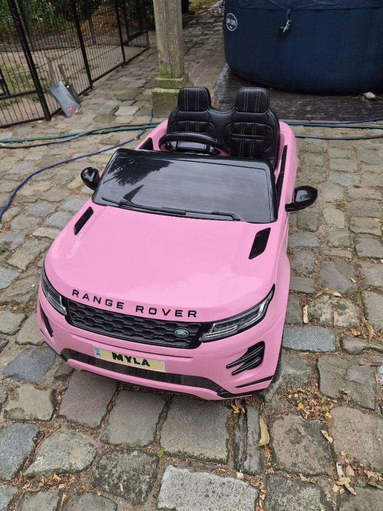 Mooie roze elektrische auto Roze Range Rover, Ophalen of Verzenden, Zo goed als nieuw