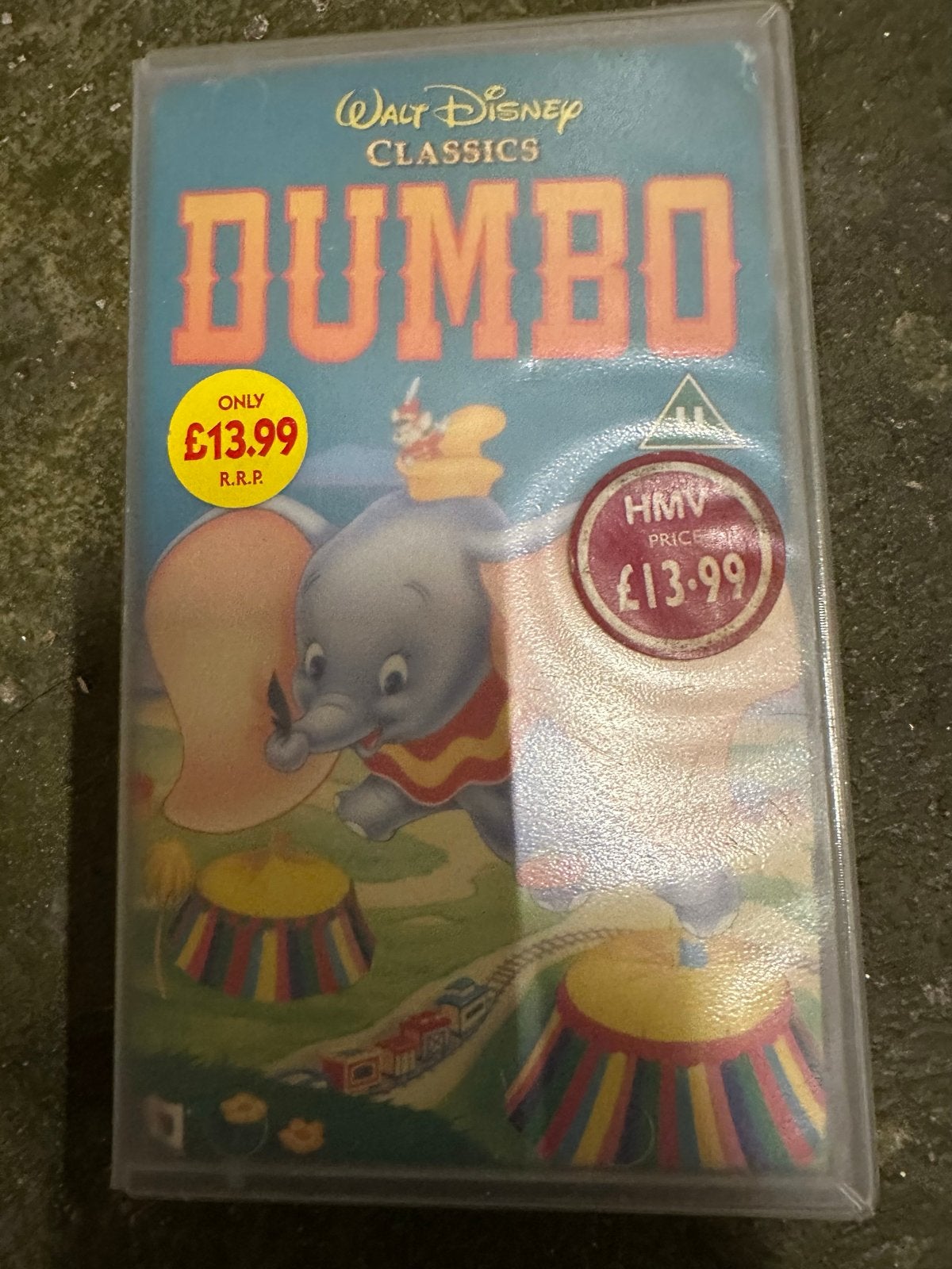 Walt Disney Classics Dumbo VHS - Engels gesproken, Alle leeftijden, Kinderfilm, Ophalen of Verzenden, VHS