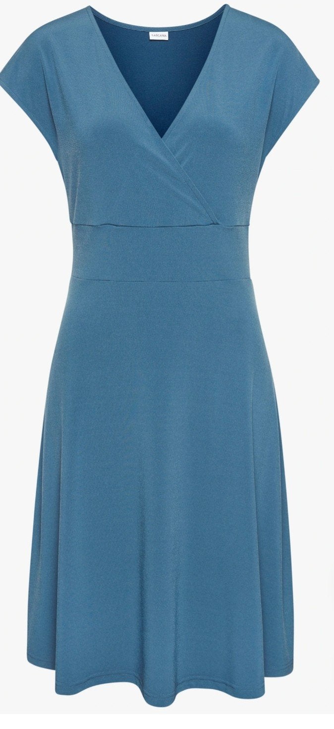 Lascana blauw zomerjurkje maat M/38, Kleding | Dames, Jurken, Maat 38/40 (M), Lascana, Blauw, Ophalen of Verzenden