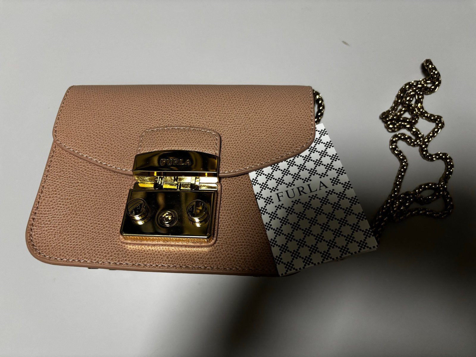 Furla schoudertas zo goed als nieuw, Ophalen of Verzenden, Zo goed als nieuw, Bruin, Overige merken