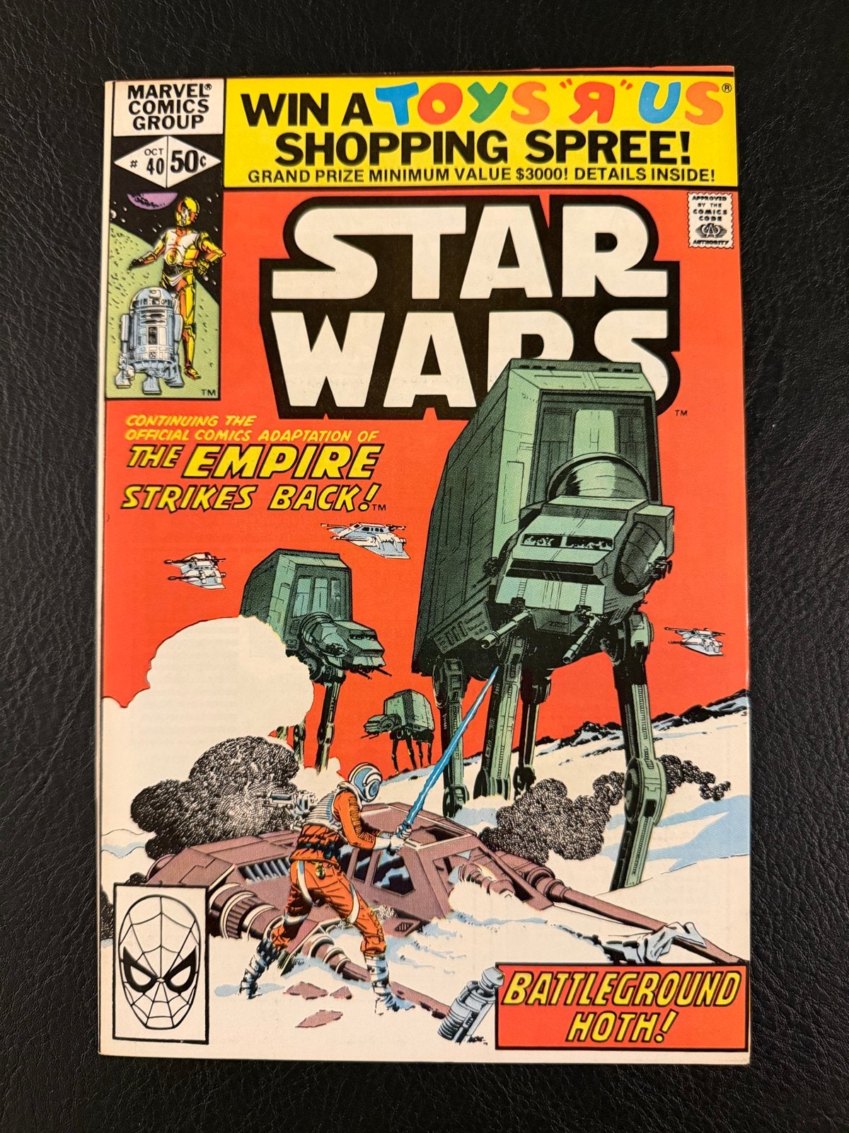 Star Wars Comic #40 1e druk 1980 Marvel NM, Eén comic, Amerika, Ophalen of Verzenden, Zo goed als nieuw