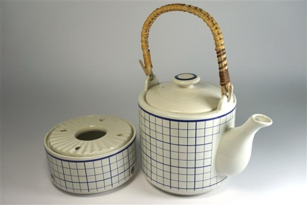 Theepot + theelicht, Overige typen, Ophalen of Verzenden, Zo goed als nieuw, Nvt