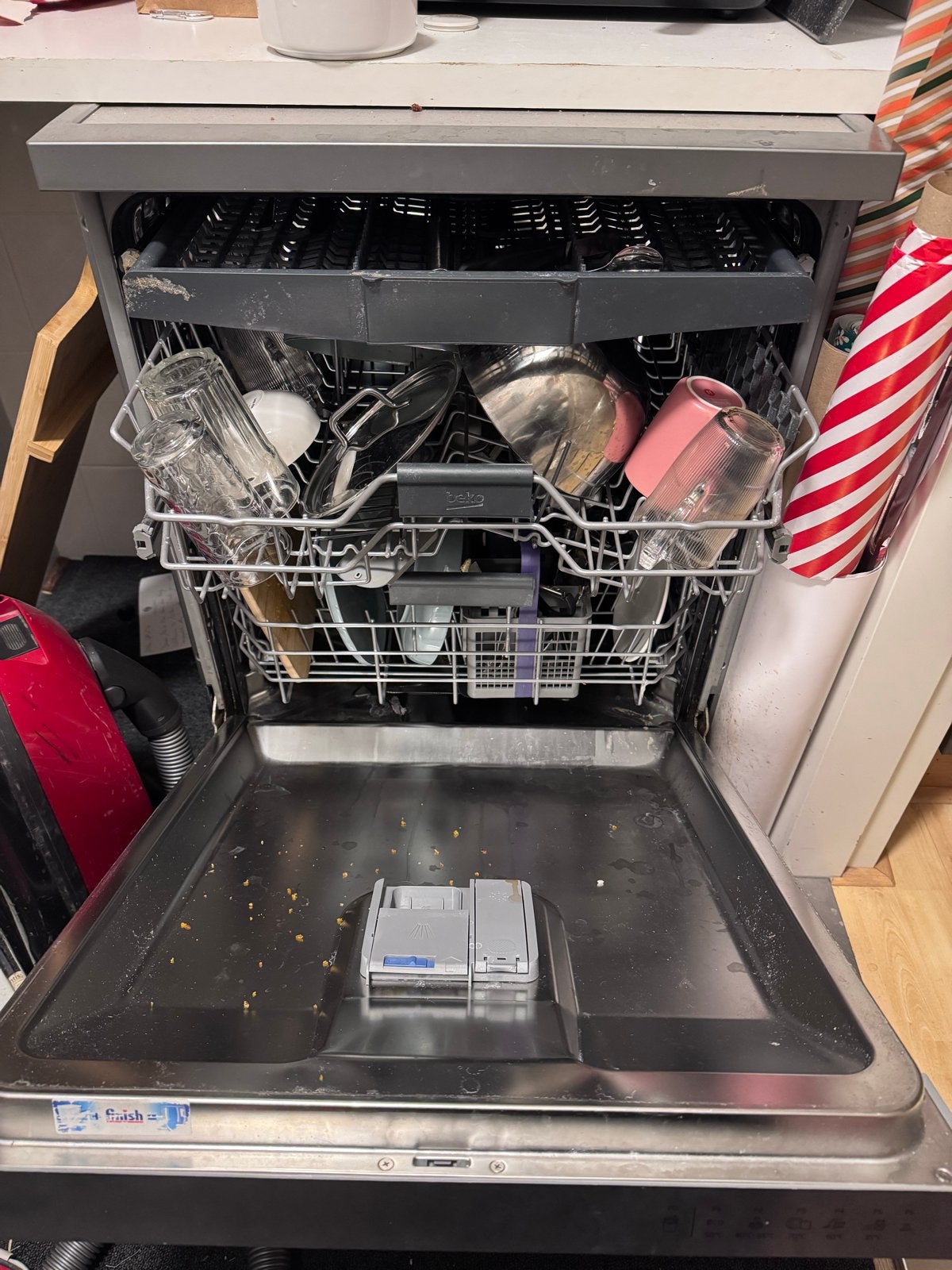 Beko vaatwasser in goede staat, Ophalen, Gebruikt, 60 cm of meer, Kort programma