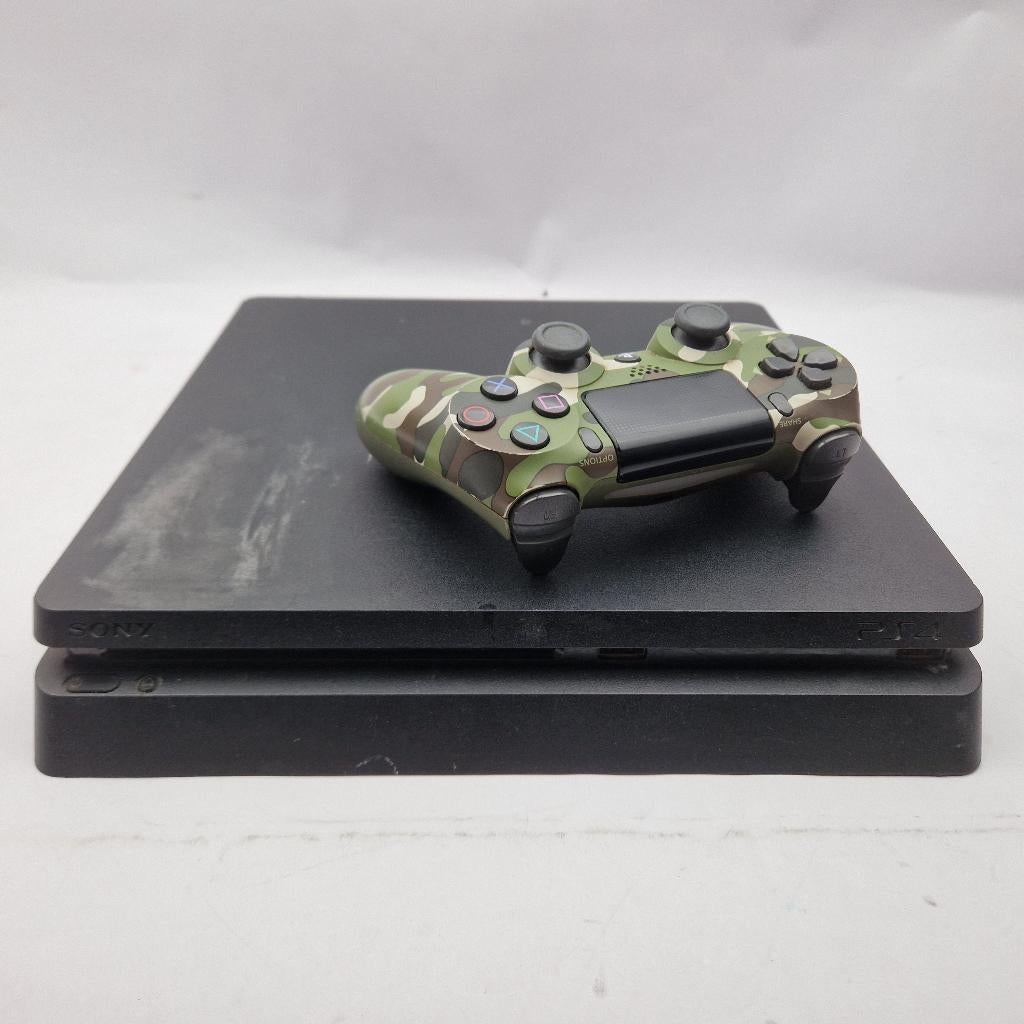 Sony PlayStation 4 Slim 500GB + 1 Controller || Nu €124.99, Spelcomputers en Games, Games | Sony PlayStation 4, Gebruikt, Overige genres