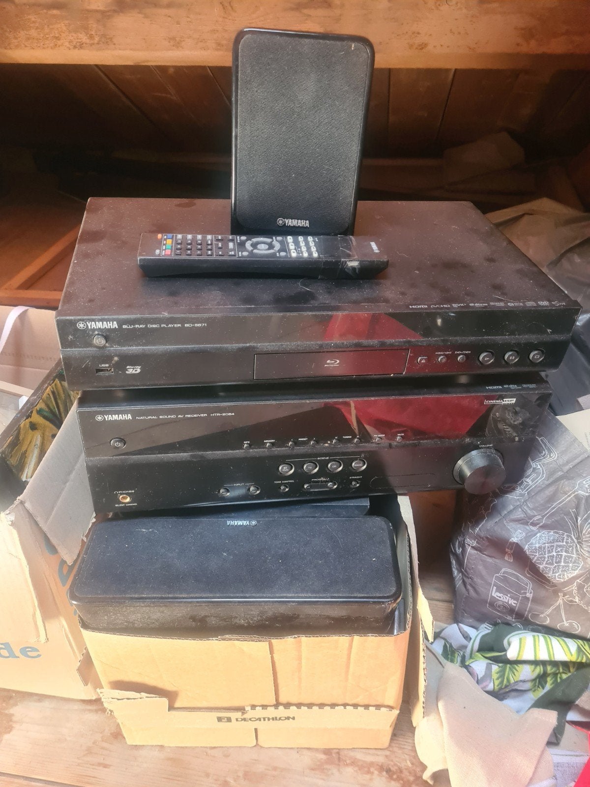 Yamaha Blu-ray speler, receiver en speakerset, Ophalen, Gebruikt, Overige systemen, Blu-ray-speler