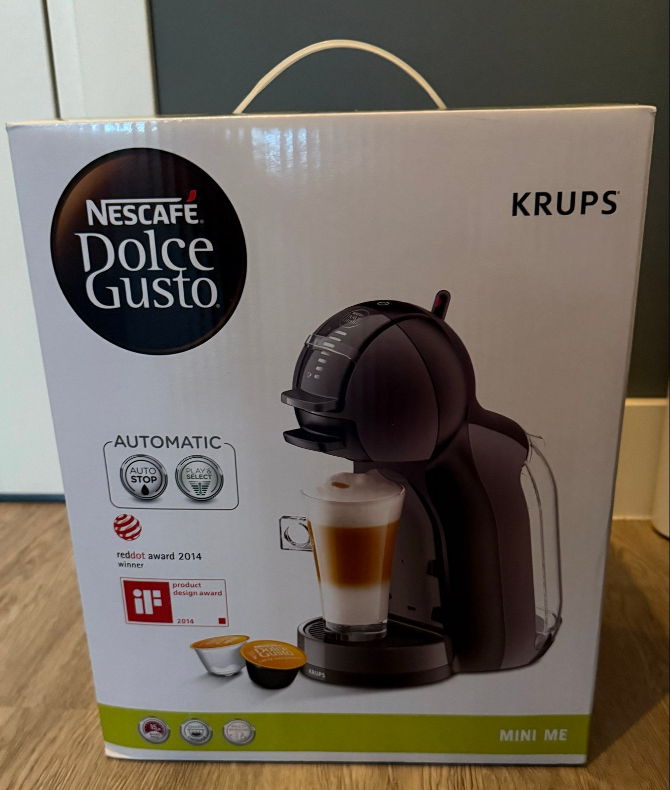 Nieuwe Nescafé Dolce Gusto Mini Me KP1208 Koffiezetapparaat, Ophalen of Verzenden, 1 kopje, Koffiepads en cups, Afneembaar waterreservoir