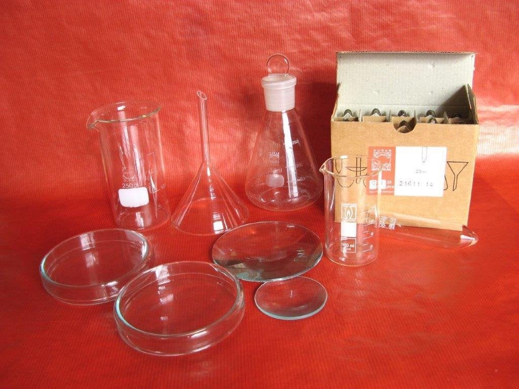 Laboratorium glas, Ophalen of Verzenden, Gebruikt, Meerdere media