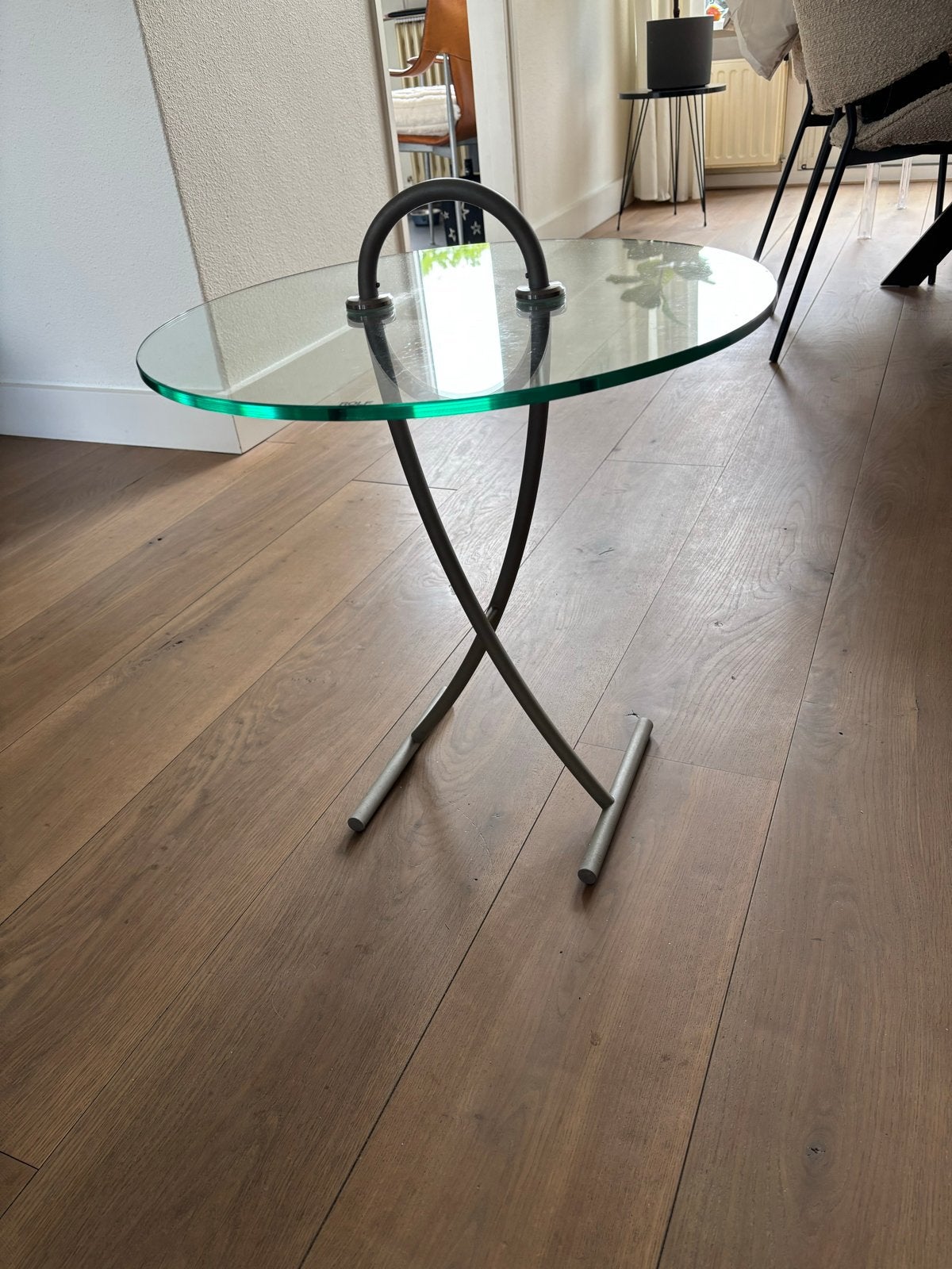 Rolf Benz Bijzettafel - Perfecte Staat - 50x50 cm, Huis en Inrichting, Tafels | Bijzettafels, Minder dan 55 cm, Vierkant, Ophalen