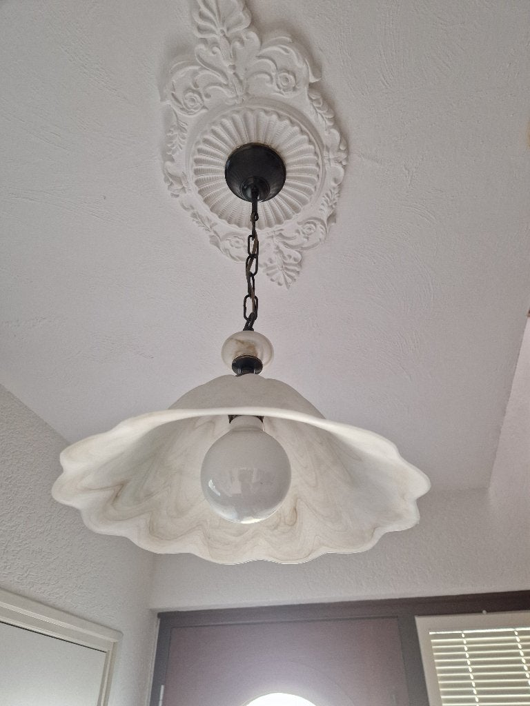 Retro lamp, Ophalen, Gebruikt, Glas, Retro