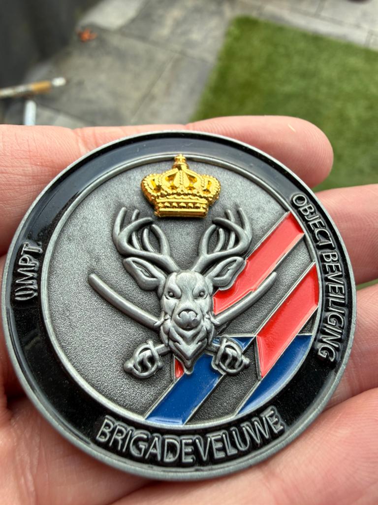 Kmar coin te ruil, Ophalen, Landmacht, Nederland, Embleem of Badge