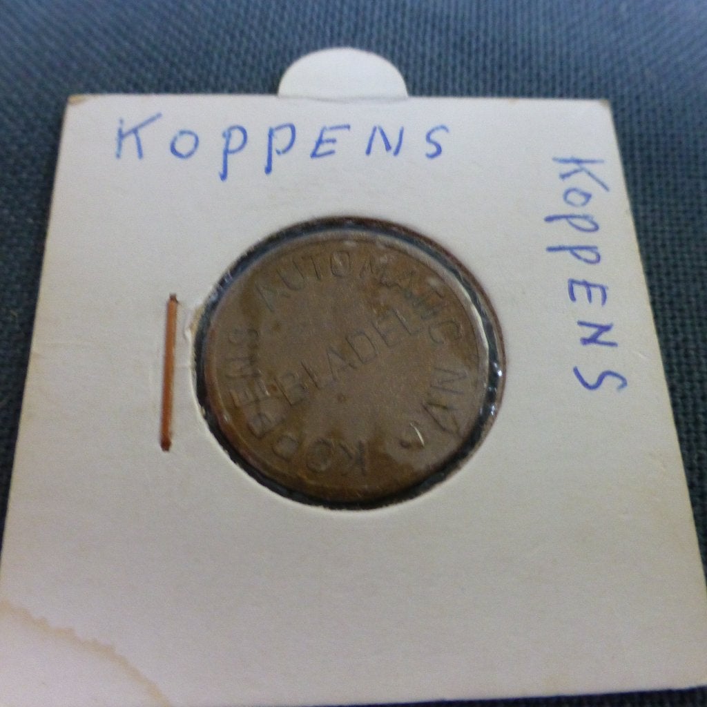 Koffie Penning van de firma Koppens, Postzegels en Munten, Ophalen of Verzenden, Brons, Nederland