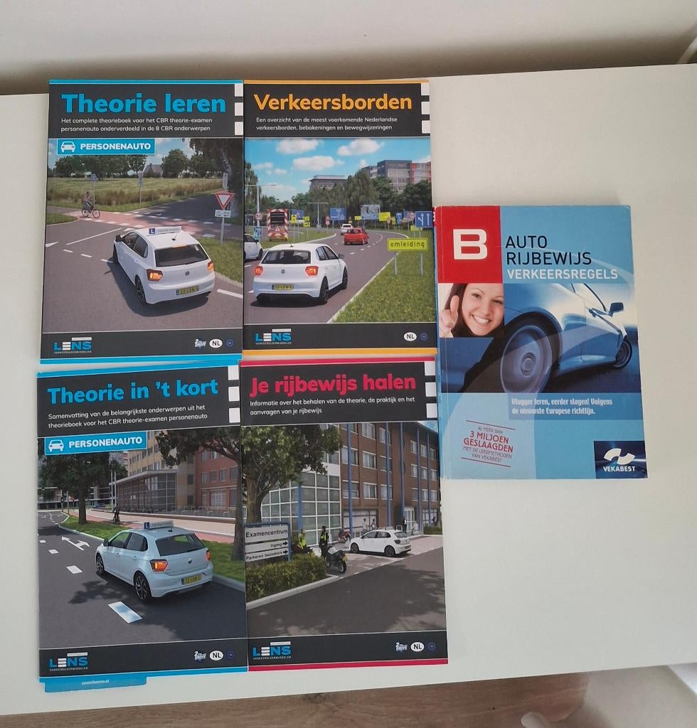 Theorieboek auto b, Ophalen, Zo goed als nieuw, Algemeen